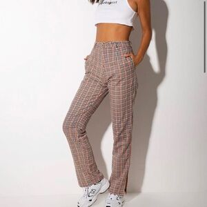 Motel Rocks plaid pants